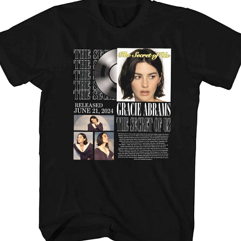 New Gracie Abrams The Secret Of Us Christmas Gift Unisex T Shirt .
